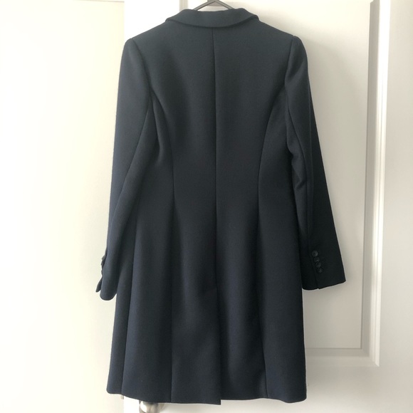 Asobio Navi Blue Wool Slim Coat - Picture 3 of 12